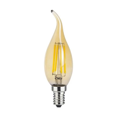 Λάμπα led Filament κεράκι με μύτη ντιμαριζόμενη Ε14 4W 230V 2700k θερμό λευκό φως 390lm 30000h Λάμπα led Filament κεράκι με μύτη ντιμαριζόμενη Ε14 4W 230V 2700k θερμό λευκό φως 390lm 30000h