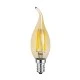 Λάμπα led Filament κεράκι με μύτη ντιμαριζόμενη Ε14 4W 230V 2700k θερμό λευκό φως 390lm 30000h Λάμπα led Filament κεράκι με μύτη ντιμαριζόμενη Ε14 4W 230V 2700k θερμό λευκό φως 390lm 30000h