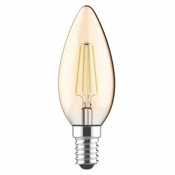 Λάμπα led filament κεράκι Ε14 5W 230V 2700k θερμό λευκό φως 400lm με δυνατότητα ρύθμισης της έντασης φωτός & μελί κάλυμμα Λάμπα led filament κεράκι Ε14 5W 230V 2700k θερμό λευκό φως 400lm με δυνατότητα ρύθμισης της έντασης φωτός & μελί κάλυμμα