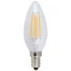 Λάμπα Led Filament κεράκι E14 6W ενδιάμεσο φως 4000k 230V AC 560lm δέσμης 360° ντιμαριζόμενη