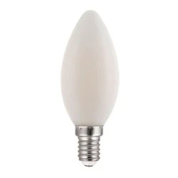Λάμπα LED FILAMENT κεράκι FROSTY E14 4W 230V AC ενδιάμεσο φως 4000k 400Lm δέσμης 360°