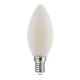 Λάμπα LED FILAMENT κεράκι FROSTY E14 6W 230V AC θερμό φως 2700k 540Lm δέσμης 360°