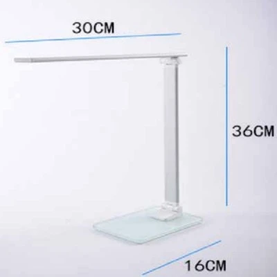 Φωτιστικό γραφείου LED αλουμινίου ισχύος 5W 5VDC ντιμαριζόμενο 3 σε 1 ψυχρό-ενδιάμεσο-θερμό φως