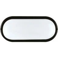Φωτιστικό LED επίτοιχο 10W 230VAC ενδιάμεσο φως 4000k 930lm δέσμης 110° εξωτερικού χώρου μαύρο IP65