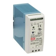 Τροφοδοτικό ράγας 60W με έξοδο 27.6V 2.15A και φορτιστή (UPS) DRC-60B MEAN WELL