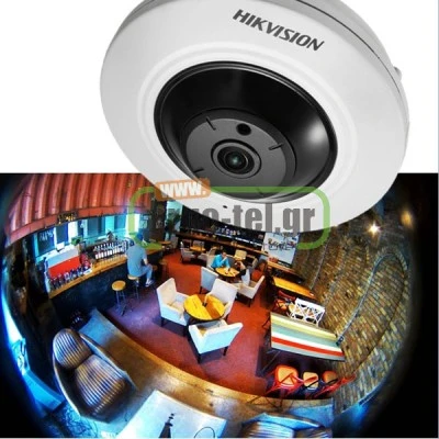 Κάμερα HIKVISION DS-2CC52H1T-FITS TURBO HD FISHEYE 5MP με υπέρυθρο IR φωτισμό 20m