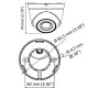 Κάμερα HIKVISION DS-2CD1321-I 2.8mm IP Dome 2MP εξωτερικού χώρου IP67 με υπέρυθρο φωτισμό 30m Κάμερα HIKVISION DS-2CD1321-I 2.8mm IP Dome 2MP εξωτερικού χώρου IP67 με υπέρυθρο φωτισμό 30m