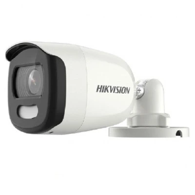 Κάμερα ColorVu Bullet 5MP Hikvision DS-2CE10HFT-F2.8 Smart Light εμβέλειας ως 20m εξωτερικού χώρου