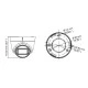 Αναλογική κάμερα Dome HD DS-2CE78U7T-IT3F 2.8mm 4in1 με υπέρυθρο φωτισμό Smart IR ως 60m Αναλογική κάμερα Dome HD DS-2CE78U7T-IT3F 2.8mm 4in1 με υπέρυθρο φωτισμό Smart IR ως 60m