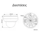 Δικτυακή μικροσκοπική κάμερα Speed Dome 2MP Hikvision DS-2DE2A204IW-DE3 EasyIP 3.0 εμβέλειας ως 20m