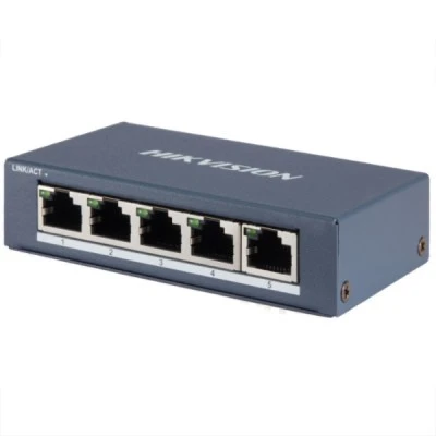Switch Hikvision DS-3E0505-E Unmanaged L2 με 5 θύρες Gigabit (1Gbps) Ethernet Switch Hikvision DS-3E0505-E Unmanaged L2 με 5 θύρες Gigabit (1Gbps) Ethernet