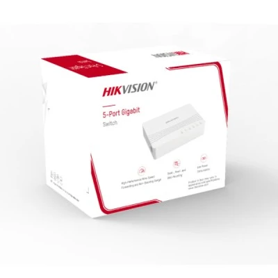 Switch Hikvision DS-3E0505D-E Unmanaged L2 με 5 θύρες Gigabit (1Gbps) Ethernet Switch Hikvision DS-3E0505D-E Unmanaged L2 με 5 θύρες Gigabit (1Gbps) Ethernet