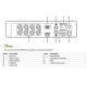 Καταγραφικό HDTVI Hikvision DS-7104HUHI-K1 1080p με 2 θύρες USB για 4 κάμερες