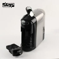 Μηχανή καφέ Espresso DSP με 3 βάσεις για κάψουλες 1400W 20bar αποσπώμενο διαφανές δοχείο νερού χωρητικότητας 0.7L