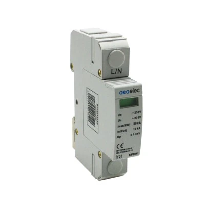 Αντικεραυνικό τύπου T2 230V 1P+N μέγιστο φορτίο 20kA Αντικεραυνικό τύπου T2 230V 1P+N μέγιστο φορτίο 20kA