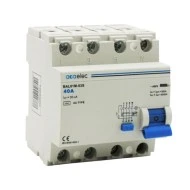 Διακόπτης διαρροής RCCB τετραπολική  4P 40A 400V AC 30mA