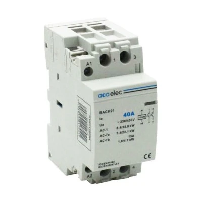 Ρελέ ράγας διπολικό BACH91 63A 2NO 230V 2M
