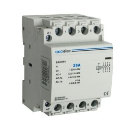 Ρελέ ισχύος τριπολικός 25A 4NO 230/400V 3M