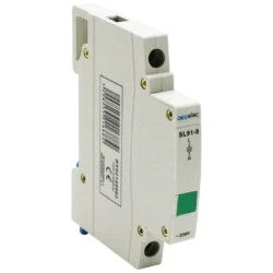 Ενδεικτική λυχνία μονοπολική 16A 230V πράσινο χρώμα 