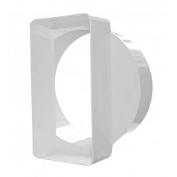 Αντάπτορας εξαερισμού d/zk Dospel από σωλήνα 110x55mm σε Φ100 πλαστικός λευκός