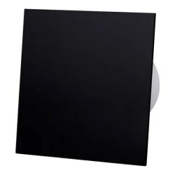 Πρόσοψη πάνελ για εξαεριστήρα drim AIROXY plexiglass μαύρο χρώμα 01-162 175x175mm