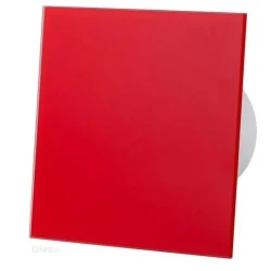 Πρόσοψη για εξαεριστήρα drim Airoxy plexiglass κόκκινο χρώμα γυαλιστερό 175x175mm
