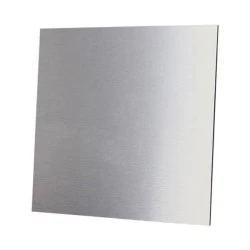 Πρόσοψη για εξαεριστήρα Drim plexiglass αλουμίνιο ασημί χρώμα 175x175mm