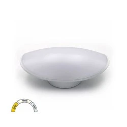 Απλίκα LED οβάλ λευκό χρώμα από αλουμίνιο 8W 640lm με δυνατότητα επιλογής φωτισμού CCT ΙΡ54 