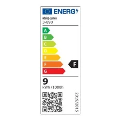 Απλίκα LED επίτοιχη αλουμινίου λευκή ορθογώνια 9W 750lm με δυνατότητα επιλογής φωτός CCT ΙΡ54