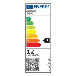 Απλίκα LED αλουμινίου γραφίτης ορθογώνια 9W 750lm με δυνατότητα επιλογής φωτισμού CCT ΙΡ54 