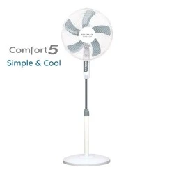 Ανεμιστήρας με ορθοστάτη Φ40cm Telemax 3 ταχυτήτων 45W δυνατότητα ρύθμισης κλίσης και μέγιστο ύψος 1.30