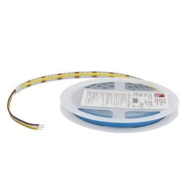 Ταινία LED COB αυτοκόλλητη 5m 12VDC 12W/m 608LED/m με δυνατότητα επιλογής φωτισμού CCT IP20