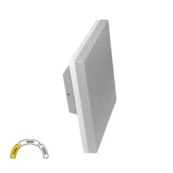 Led απλίκα έμμεσου φωτισμού τετράγωνη 10W με δυνατότητα επιλογής φωτισμού CCT γκρι χρώμα IP54 Led απλίκα έμμεσου φωτισμού τετράγωνη 10W με δυνατότητα επιλογής φωτισμού CCT γκρι χρώμα IP54