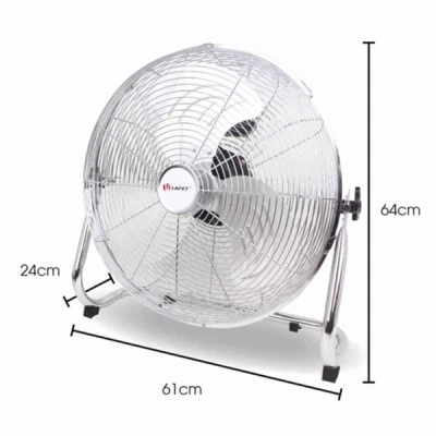 Ανεμιστήρας μεταλλικός επιδαπέδιος 100W FGD-18 Φ45cm με 3 ταχύτητες λειτουργίας και κίνηση 120° πάνω-κάτω 