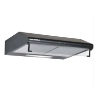 Απορροφητήρας ελεύθερος 60cm HB-1225 420 m³/h με 3 επίπεδα ταχύτητας και φίλτρα αλουμινίου μαύρο χρώμα