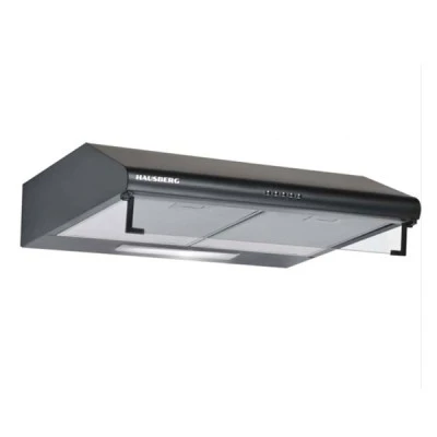 Απορροφητήρας ελεύθερος 60cm HB-1225 420 m³/h με 3 επίπεδα ταχύτητας και φίλτρα αλουμινίου μαύρο χρώμα