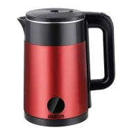 Βραστήρας 1,6lt 1500W SH-CG16E με ένδειξη στάθμης νερού αυτόματη διακοπή λειτουργίας σε μεταλλικό κόκκινο χρώμα