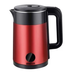 Βραστήρας 1,6lt 1500W SH-CG16E με ένδειξη στάθμης νερού αυτόματη διακοπή λειτουργίας σε μεταλλικό κόκκινο χρώμα