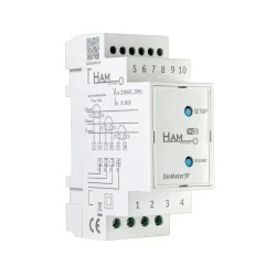 WiFi τριφασικός μετρητής & αναλυτής ενέργειας HAM DinMeter3P με 3x μετασχηματιστές 300A/300mA