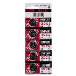 Μπαταρία λιθίου MAXELL CR2032 3v σε συσκευασία των 5 τεμαχίων