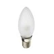 Λάμπα led filament κεράκι C35 Ε14 6W 230V 6000Κ ψυχρό λευκό φως 660lumen με γαλακτερό κάλυμμα