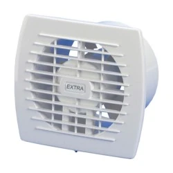 Εξαεριστήρας μπάνιου EUROPLAST E150 λευκός Φ150 24W 300m3/h 230V επίτοιχης τοποθέτησης