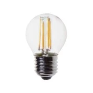 Λάμπα led filament σφαιρική G45 E27 ισχύος 4W 230V 2700k θερμό λευκό φως 440lumen