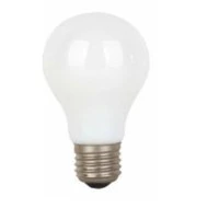 Λάμπα led filament E27 8W 230V 6000K ψυχρό λευκό φως 1000lm αχλάδι A60 με γαλακτερό κάλυμμα