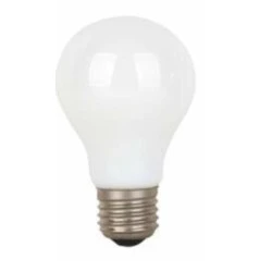 Λάμπα led filament E27 8W 230V 6000K ψυχρό λευκό φως 1000lm αχλάδι A60 με γαλακτερό κάλυμμα