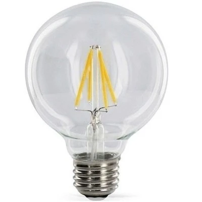 Λάμπα led filament globe G125 Ε27 ισχύος 8W 230V 6000K λευκό ψυχρό φως 1000lumen Λάμπα led filament globe G125 Ε27 ισχύος 8W 230V 6000K λευκό ψυχρό φως 1000lumen
