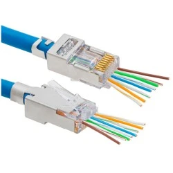 Τηλεφωνικό φις CAT5e 8P8C Open Type ECT121102 CZT για εξωτερική διατομή καλωδίου 5.2-5.4mm