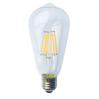 Λάμπα Led Filament ST64 αβοκάντο E27 8W 230V AC ενδιάμεσο φως 4000k 900lm δέσμης 360° 30000h Λάμπα Led Filament ST64 αβοκάντο E27 8W 230V AC ενδιάμεσο φως 4000k 900lm δέσμης 360° 30000h