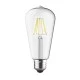 Λάμπα led αβοκάντο filament με ντουί Ε27 8W 230V 2700k θερμό λευκό φως 800lm με δυνατότητα ρύθμισης της έντασης φωτός & διάφανο κάλυμμα