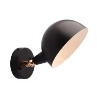 Επίτοιχο φωτιστικό απλίκα CLOTHO 26x15x12cm 1xΕ14 μαύρο μεταλλικό